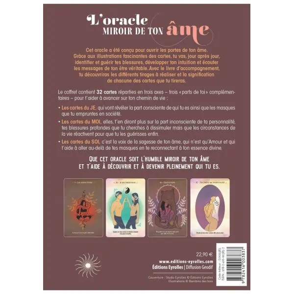 L'Oracle Miroir de ton Âme - Karine Micard - Vue de dos | Dans les Yeux de Gaia