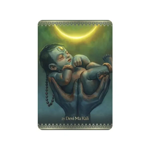 Carte "Devi Ma Kali" de L'Oracle de Kali | Dans les Yeux de Gaia
