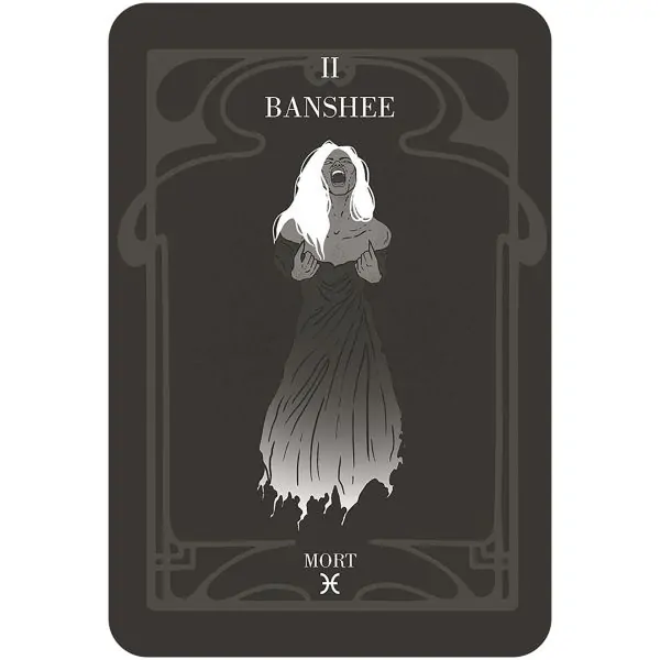 Carte "Banshee" du Mythicon - Oracle des Créatures Légendaires | Dans les Yeux de Gaia