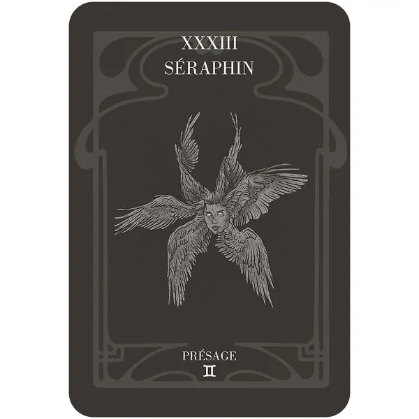 Carte "Séraphin" du Mythicon - Oracle des Créatures Légendaires | Dans les Yeux de Gaia