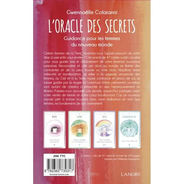 L'Oracle des Secrets - Guidance pour les femmes du nouveau monde - Vue de dos | Dans les Yeux de Gaia