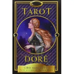 Tarot Doré - Coffret de face | Dans les yeux de Gaïa