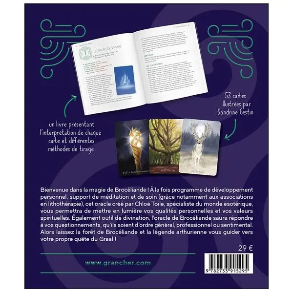 L'Oracle de Brocéliande - Chloé Toile - Quatrième de couverture | Dans les Yeux de Gaia