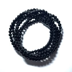 Bracelet en Onyx noir 4mm
