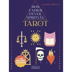 Mon cahier d'éveil spirituel - Tarot - Première de couverture | Dans les Yeux de Gaïa