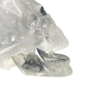 Crâne articulé en Cristal de Roche - côte droit | Dans les Yeux de Gaïa