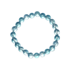 Bracelet Aqua Aura perles 8mm | Dans les Yeux de Gaïa