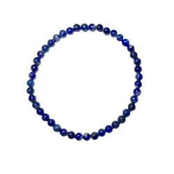 Bracelet Lapis Lazuli perles rondes 4mm | Bracelets en Pierres | Dans les yeux de Gaïa