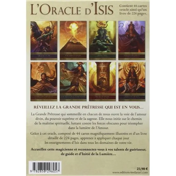 L'Oracle d'Isis - Coffret de dos | Dans les Yeux de Gaïa