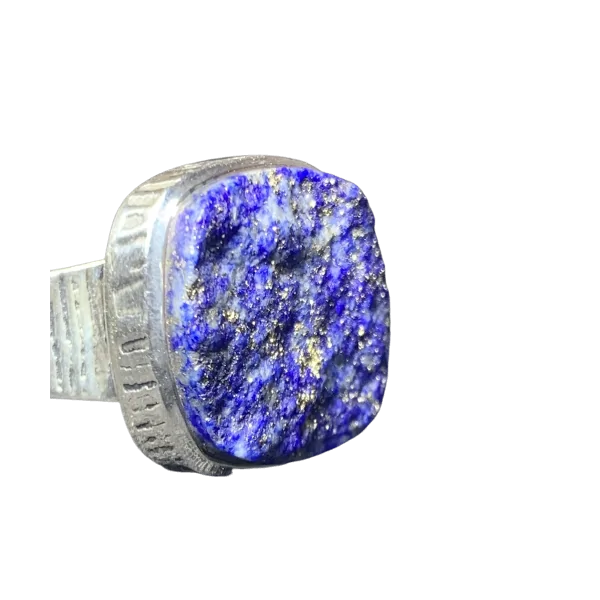 Bague en Lapis-Lazuli serti sur Argent 925 5 - Lithothérapie |Dans les Yeux de Gaïa