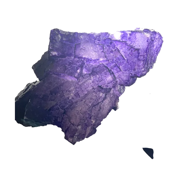 Fluorite violette brute de 4,1kg vitreux | Dans les Yeux de Gaïa