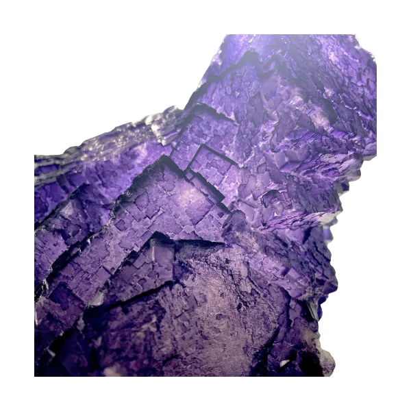 Fluorite violette brute de 4,1kg cristallisation | Dans les Yeux de Gaïa