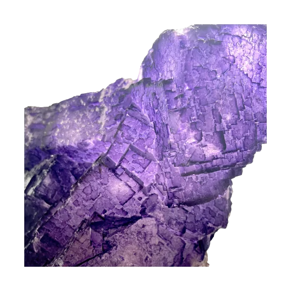 Fluorite violette brute de 4,1kg détail | Dans les Yeux de Gaïa