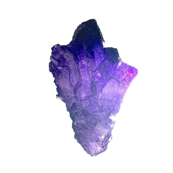 Fluorite violette brute de 4,1kg face| Dans les Yeux de Gaïa