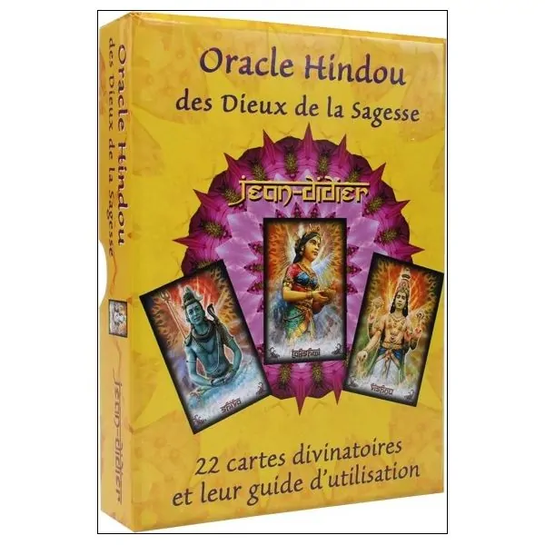 Oracle Hindou des Dieux de la Sagesse face | Dans les yeux de Gaïa