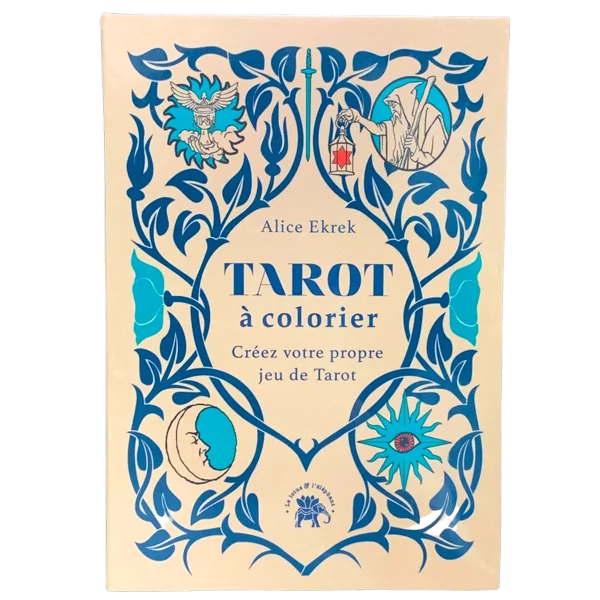 Tarot à Colorier - Coffret de face | Dans les Yeux de Gaïa
