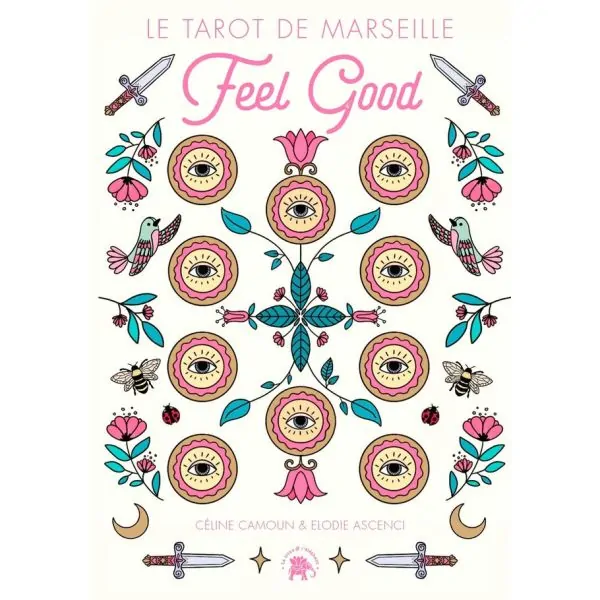Le Tarot de Marseille Feel Good - Coffret de face | Dans les Yeux de Gaïa