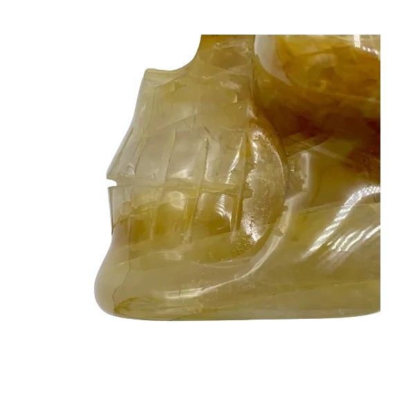 Crâne en Quartz Hématoïde - machoire | Dans les Yeux de Gaïa
