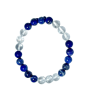 Bracelet en Lapis Lazuli et Cristal de Roche 1| Dans Les Yeux De Gaia |