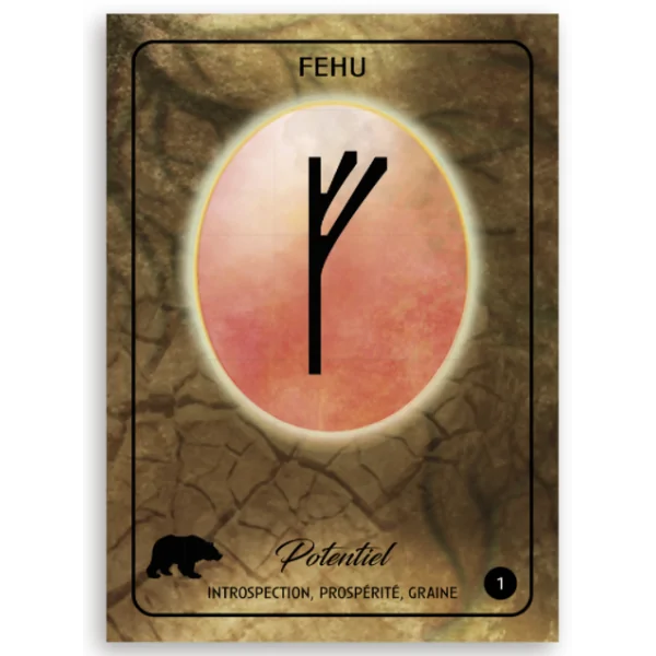Oracle chamanique des runes - Carte 1 | Dans les Yeux de Gaïa