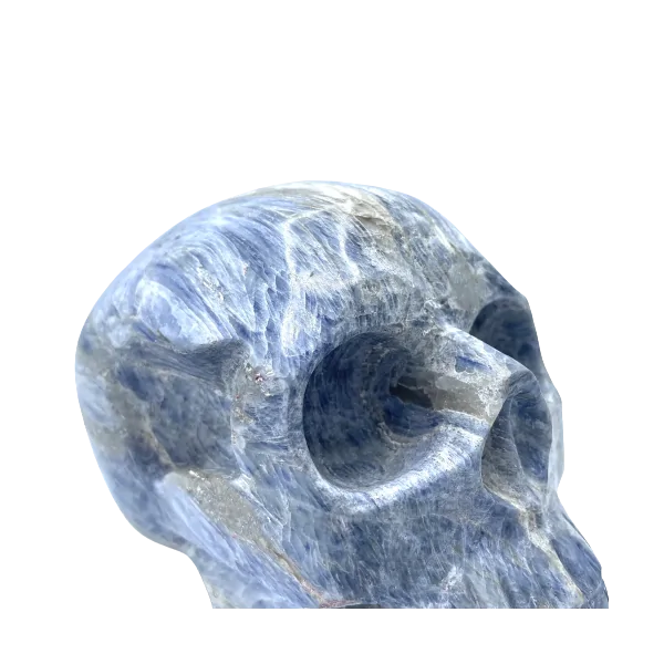 Crâne en Cyanite 4 | Dans les yeux de Gaïa