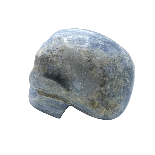 Crâne en cyanite 4 - Dans les Yeux de Gaïa