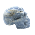 Crâne en cyanite 2 - Dans les Yeux de Gaïa
