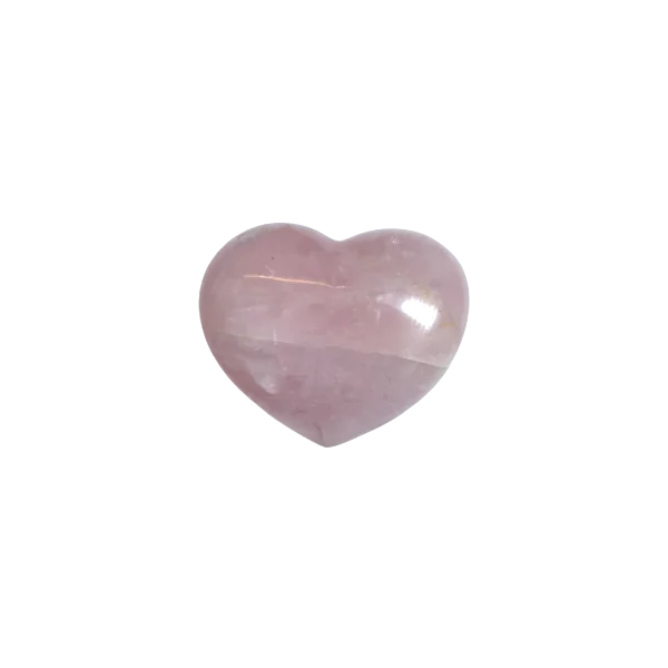 Coeur en quartz rose 2 | Dans les Yeux de Gaïa