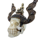 Crâne ancien népalais en cristal de roche de L'Himalaya 3kg