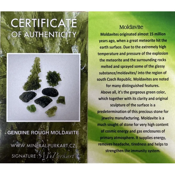 Certificat d'authenticité - Dans les Yeux de Gaïa
