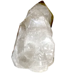 Crâne en quartz fumé de 28kg | Crânes de Cristal | Dans les yeux de Gaïa
