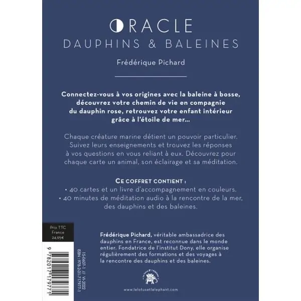 Oracle Dauphins & Baleines | Dans les Yeux de Gaïa | Coffret de dos