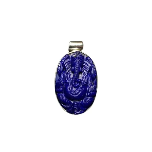 Pendentif en Lapis Lazuli sur argent PGLL2 | Dans les Yeux de Gaïa 3