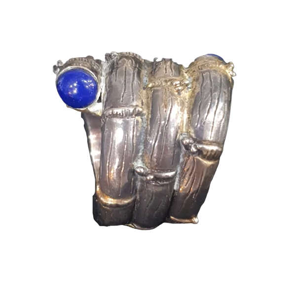 Bague en Lapis Lazuli spirale | Bijoux de créateurs | Dans les yeux de Gaïa