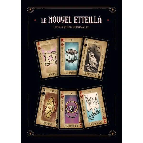 Le Nouvel Etteilla - le Livre et le Jeu Original - Cartes | Dans les Yeux de Gaia