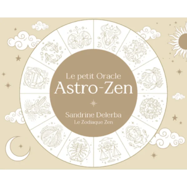 Le petit Oracle Astro-Zen - face | Dans les Yeux de Gaïa