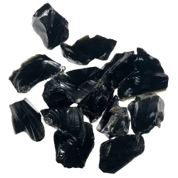 Obsidienne Noire brute 1 - Lithothérapie |Dans les Yeux de Gaïa