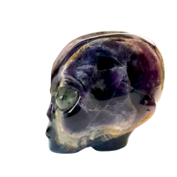 Crâne alien en fluorite