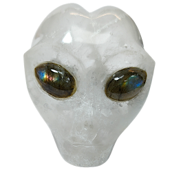 Crâne Alien en Sélénite CASEL2