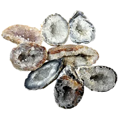Grande géode d'Agate cristallisée | Dans les Yeux de Gaïa