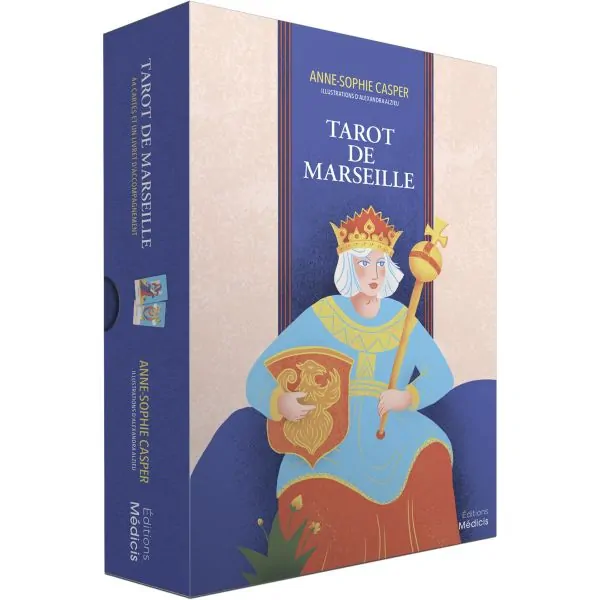 Tarot de Marseille - Anne Sophie Casper - coffret | Dans les yeux de Gaïa