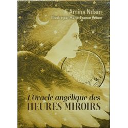 L'Oracle Angélique des heures miroirs 1 - Spiritualité & Anges |Dans les Yeux de Gaïa - Couverture