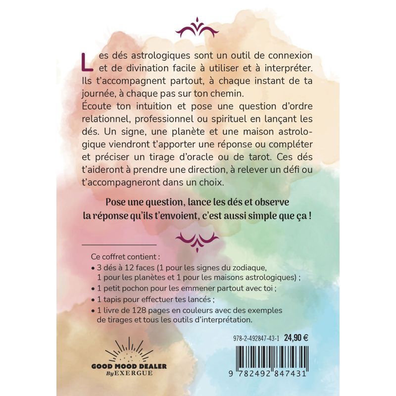 Tapis de Voyance & Tarot Divinatoire + Pochon