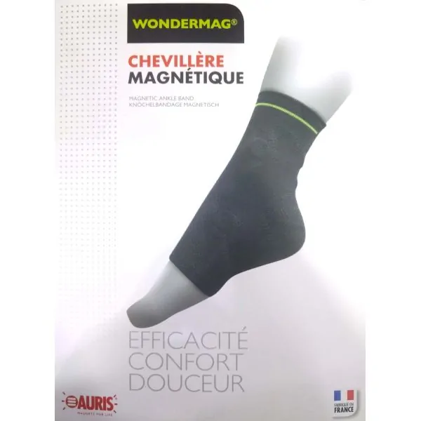 Chevillère Magnétique Wondermag - Taille M - Noire - Packaging - Auris |Dans les Yeux de Gaïa