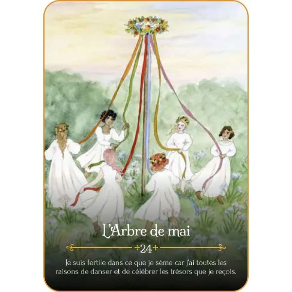 Les Saisons de la Sorcière - Oracle de Beltane - Carte 4 - Cartomancie - Bien-être | Dans les Yeux de Gaïa.