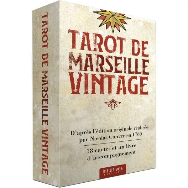 Tarot de Marseille Vintage 2 - Tarot divinatoire & Cartomancie |Dans les Yeux de Gaïa - Tranche