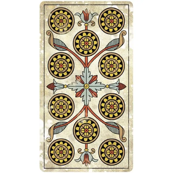 Tarot de Marseille Vintage 9 - Tarot divinatoire & Cartomancie |Dans les Yeux de Gaïa - Carte 3