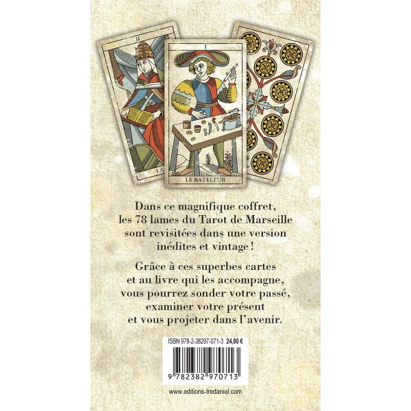 lames jeu divinatoire de 26 cartes Tarot de Marseille 0679770458