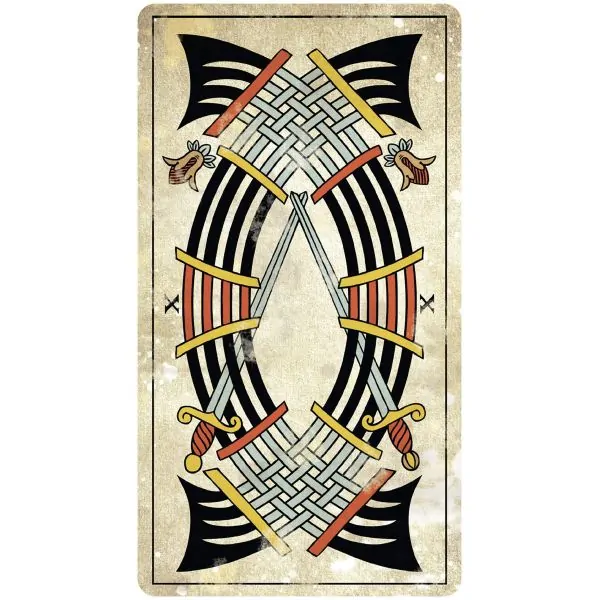 Tarot de Marseille Vintage 11 - Tarot divinatoire & Cartomancie |Dans les Yeux de Gaïa - Carte 5