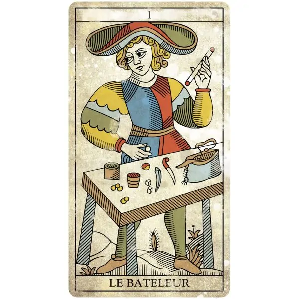 Tarot de Marseille Vintage 12 - Tarot divinatoire & Cartomancie |Dans les Yeux de Gaïa - Carte 6